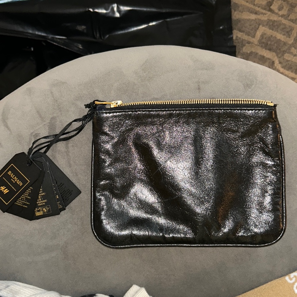 BALMAIN X H&M makeup bag